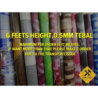 Tikar Getah Lantai Tebal Brand Maslino Vinyl flooring DIY Tikar Getah Lantai Tebal Brand Maslino Vinyl flooring DIY