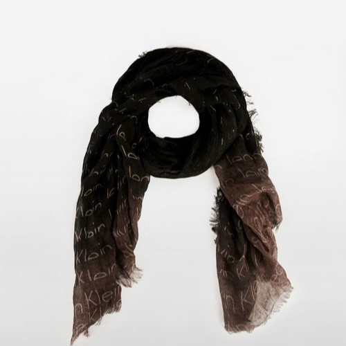 calvin klein black scarf