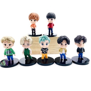 B T S TinyTAN Figure Dynamite Bangtan Boys / B T S Mini Figurine Collection Toy / ARMY Idol Kpop Merchandise / BTS