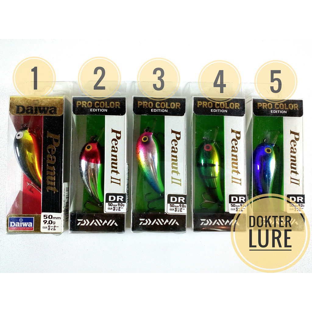 Lure DAIWA Peanut 9gr / 5cm (Upper, Fishing, Casting, Minnow, Crank