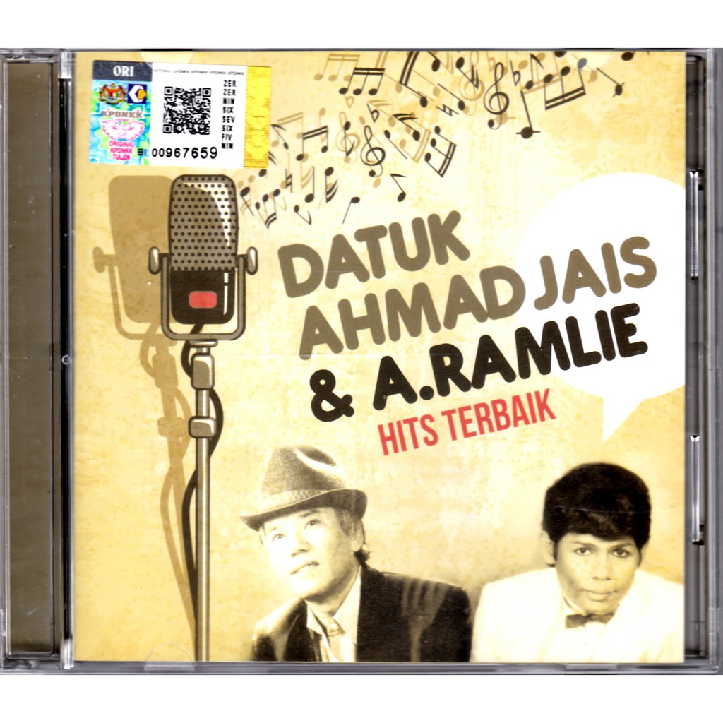 Shop Malaysia Datuk Ahmad Jais A Best Ramlie Hits 2 X Cd Malay Song Shopee Singapore