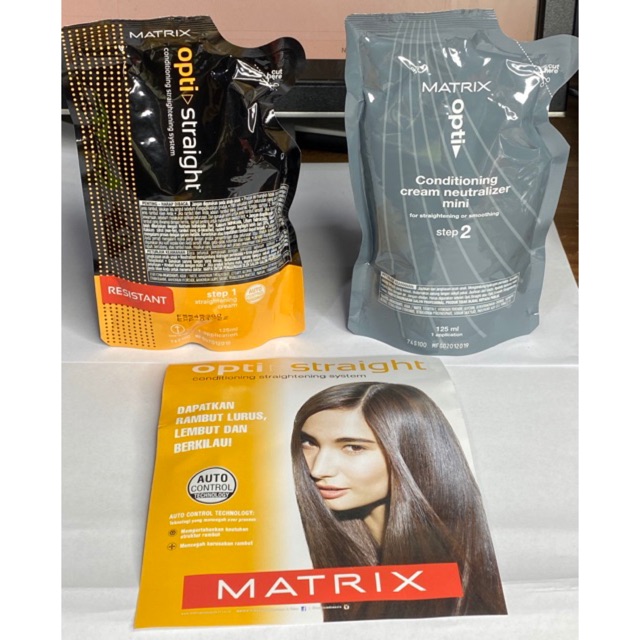 Original MATRIX SMOOTHING/REBONDING Hair Straightening Drug, Permanent  Straight, Straightener | Shopee Singapore