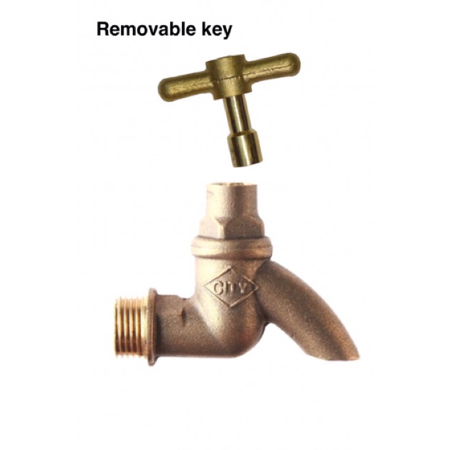 Water Tap Brass Bib Key, Garden Hose Bib Wrench