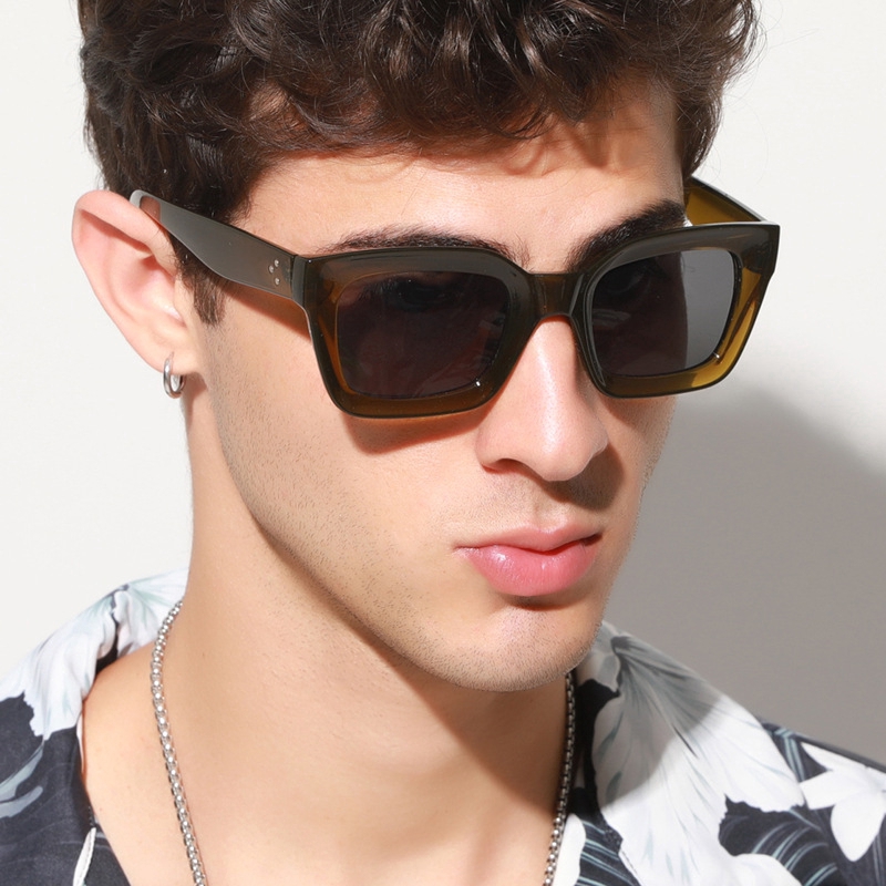 retro square sunglasses