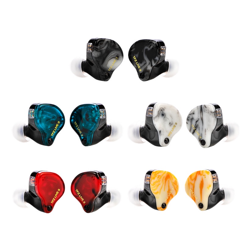 TFZ LIVE 3 In Ear Earphone Dual Magnetic Circuit Graphene Dynamic Driver Hifi Bass Monitor Sport Headsets 2Pin Detachable Cable