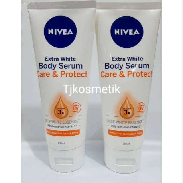 nivea body serum care & protect