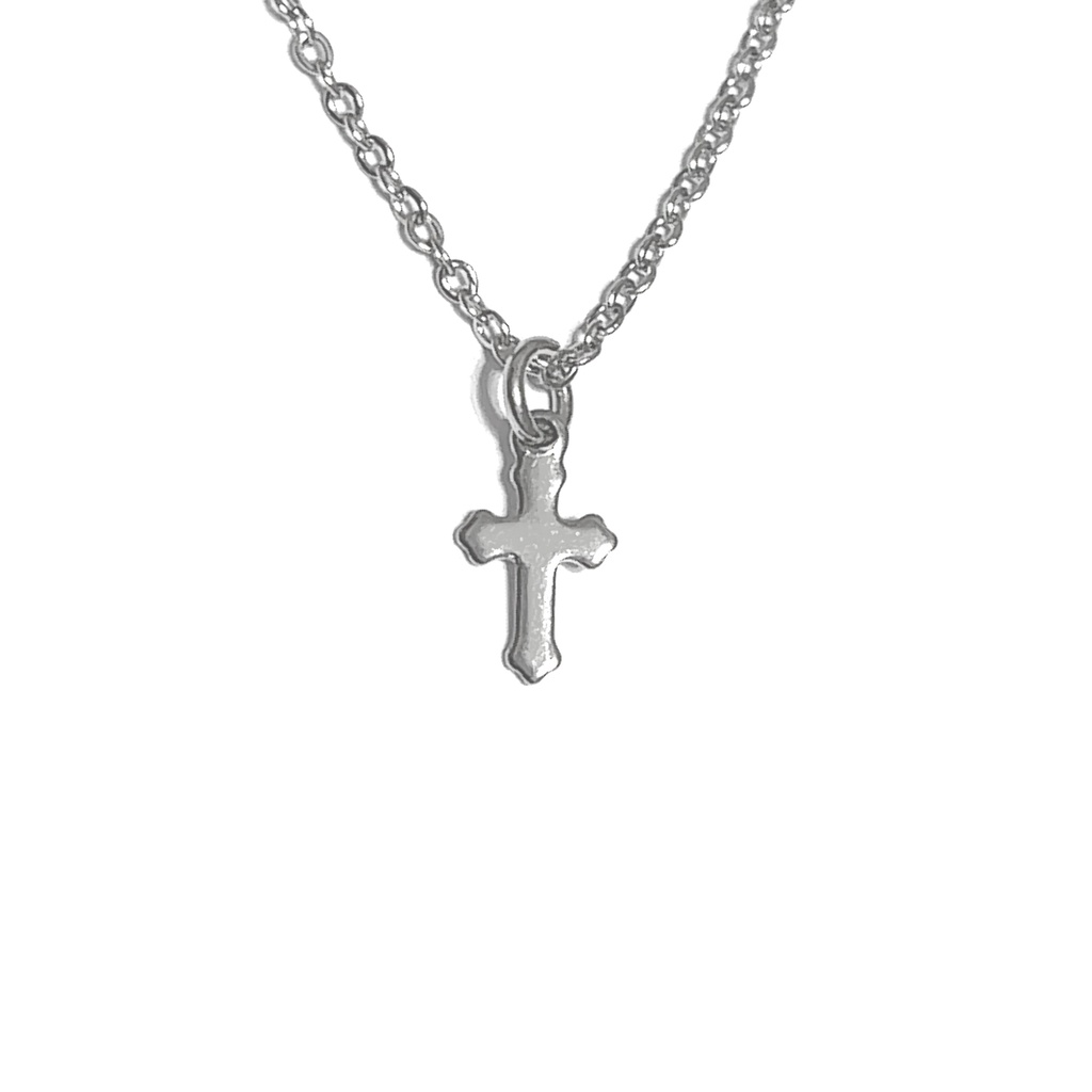 Premium Stainless Purely Steel Cross Cable Chain Design Necklace Chain