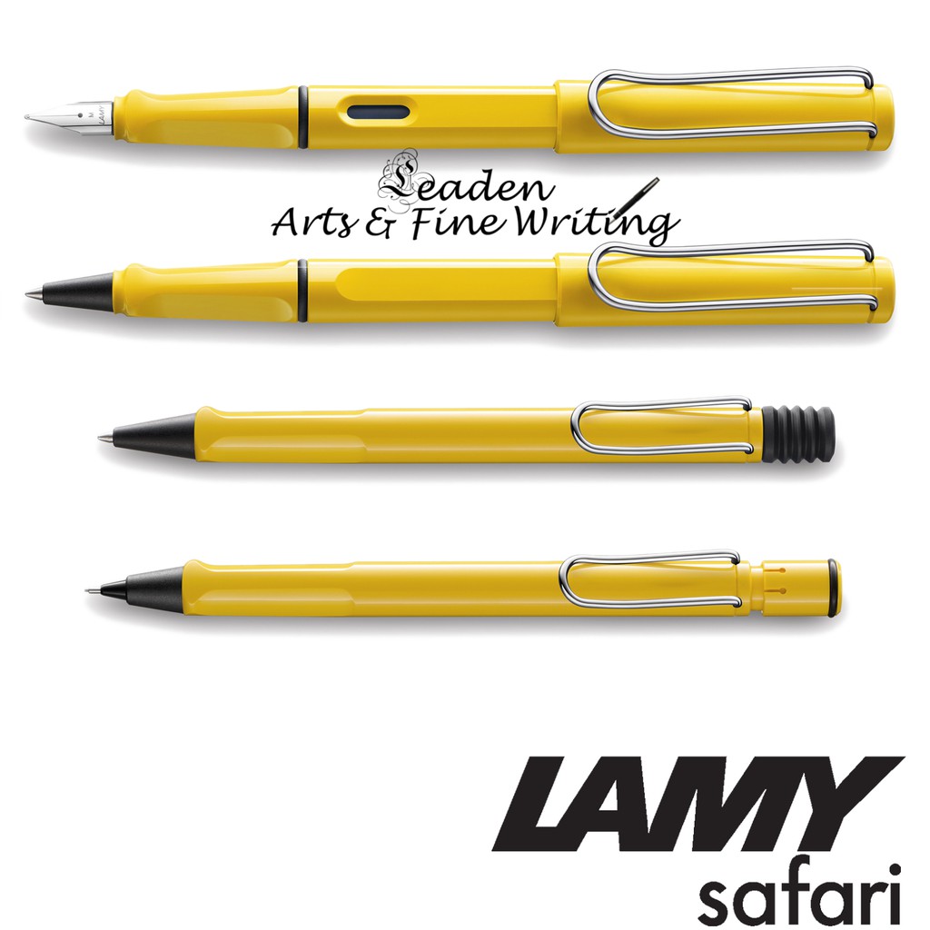 Leaden Af Lamy Safari Yellow Mechanical Pencil Ballpoint Rollerball And Fountain Pen Singapore