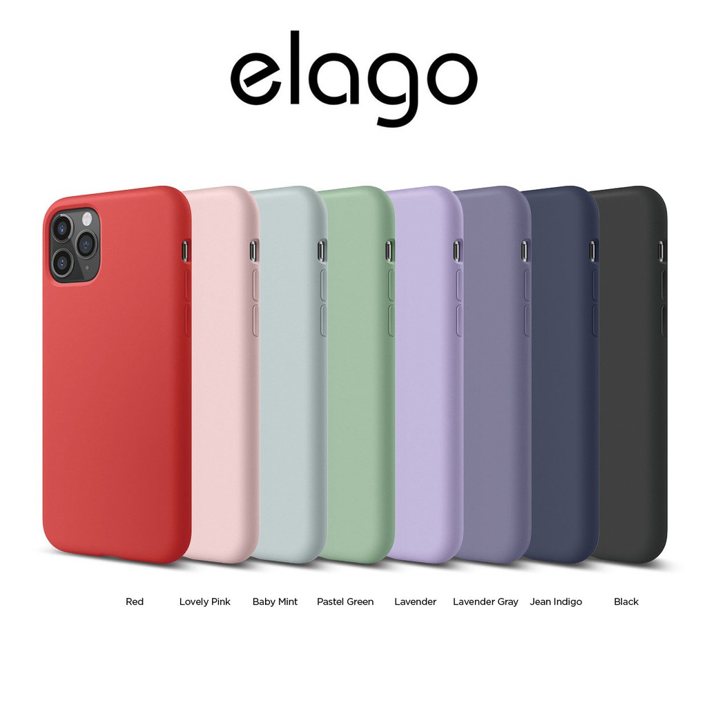 elago iPhone 11 Pro Silicone Case 5.8 - Premium Liquid Silicone, Raised
