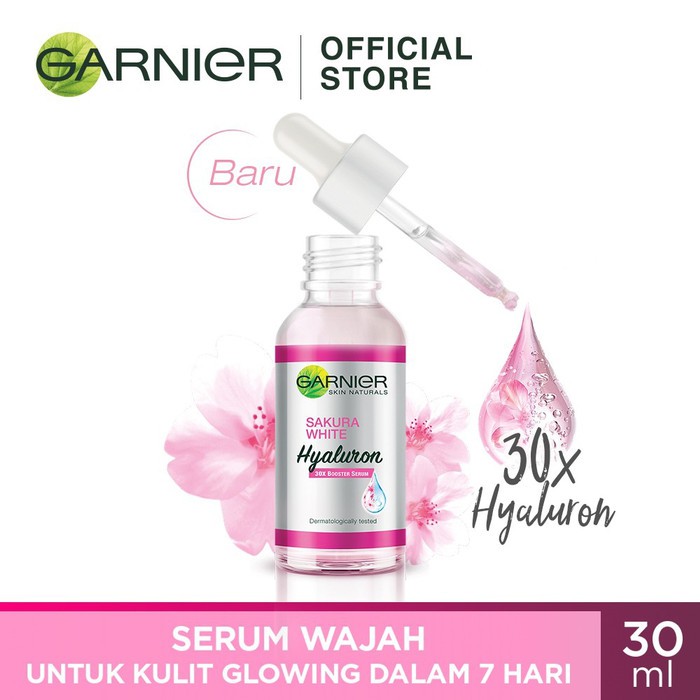 Garnier Sakura White Hyaluron 30x Booster Serum Essence 30ml Shopee Singapore