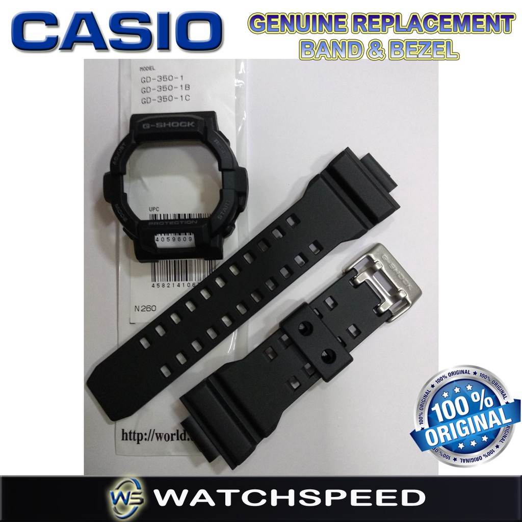 casio gd 350 replacement band