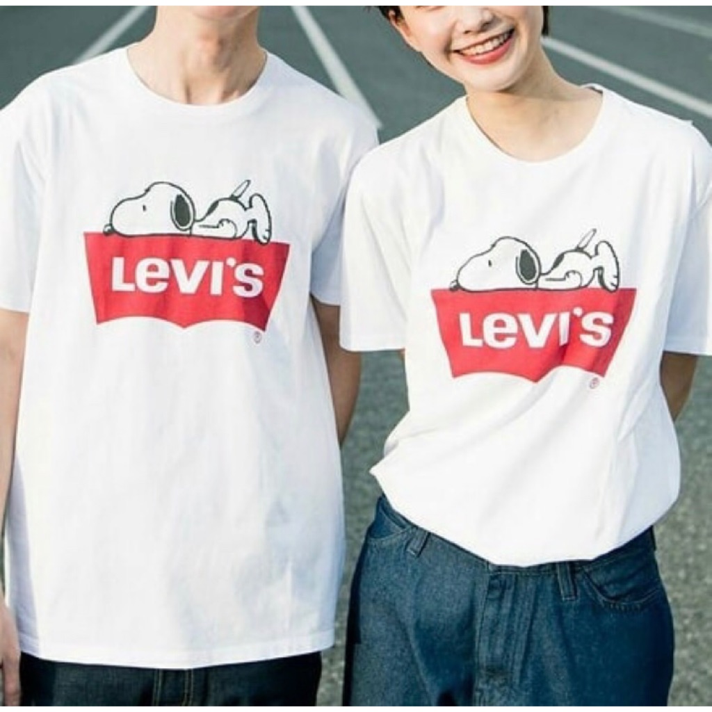 snoopy t shirt levis