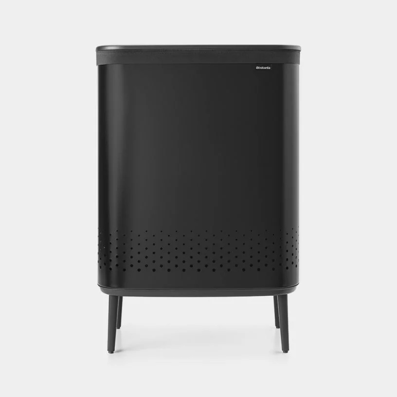 BRABANTIA Bo Laundry Bin Hi 2 x 45 Ltr Matt Black Shopee Singapore