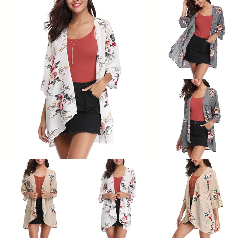 Print Jacket Summer Cardigan Expendable Fashion Women Shopee