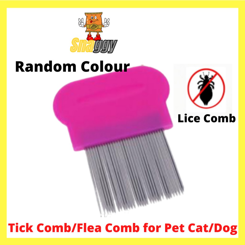 Tick Comb/Flea Comb for Pet Cat/Dog comb u0026 Sikat Kutu Kucing 