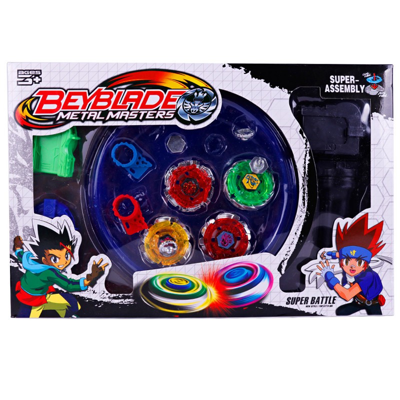 generic 4d launcher grip beyblade set