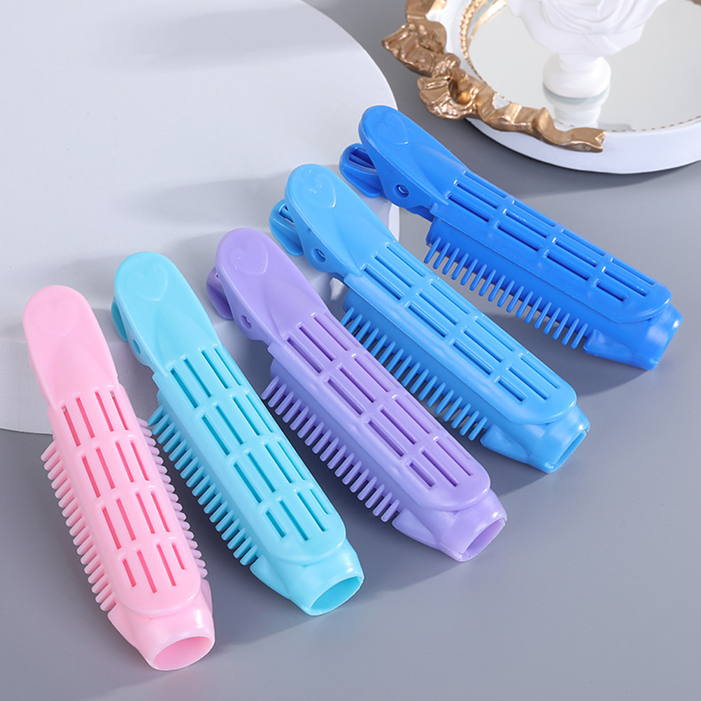 Image of Korean Girls  Fluffy Hair Clip / Air Bangs Curly / Wave Shaper  Hair Root Fluffy Clip  Hairpins  Hair Styling Tool #4