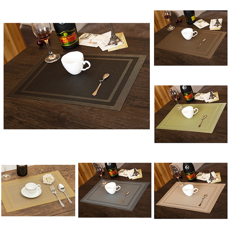 Insulation Bowl Place Mats Dining Kitchen Pad Western Table Mat