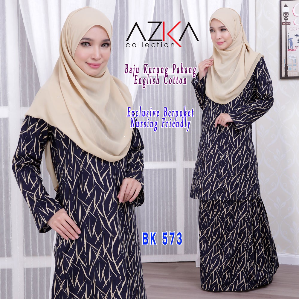 BIG  Baju  Kurung  Pahang  English Cotton AZKA COLLECTION 