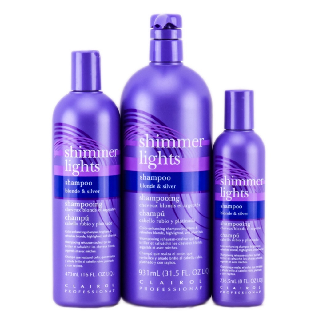 Clairol Shimmer Lights Shampoo Conditioner Purple