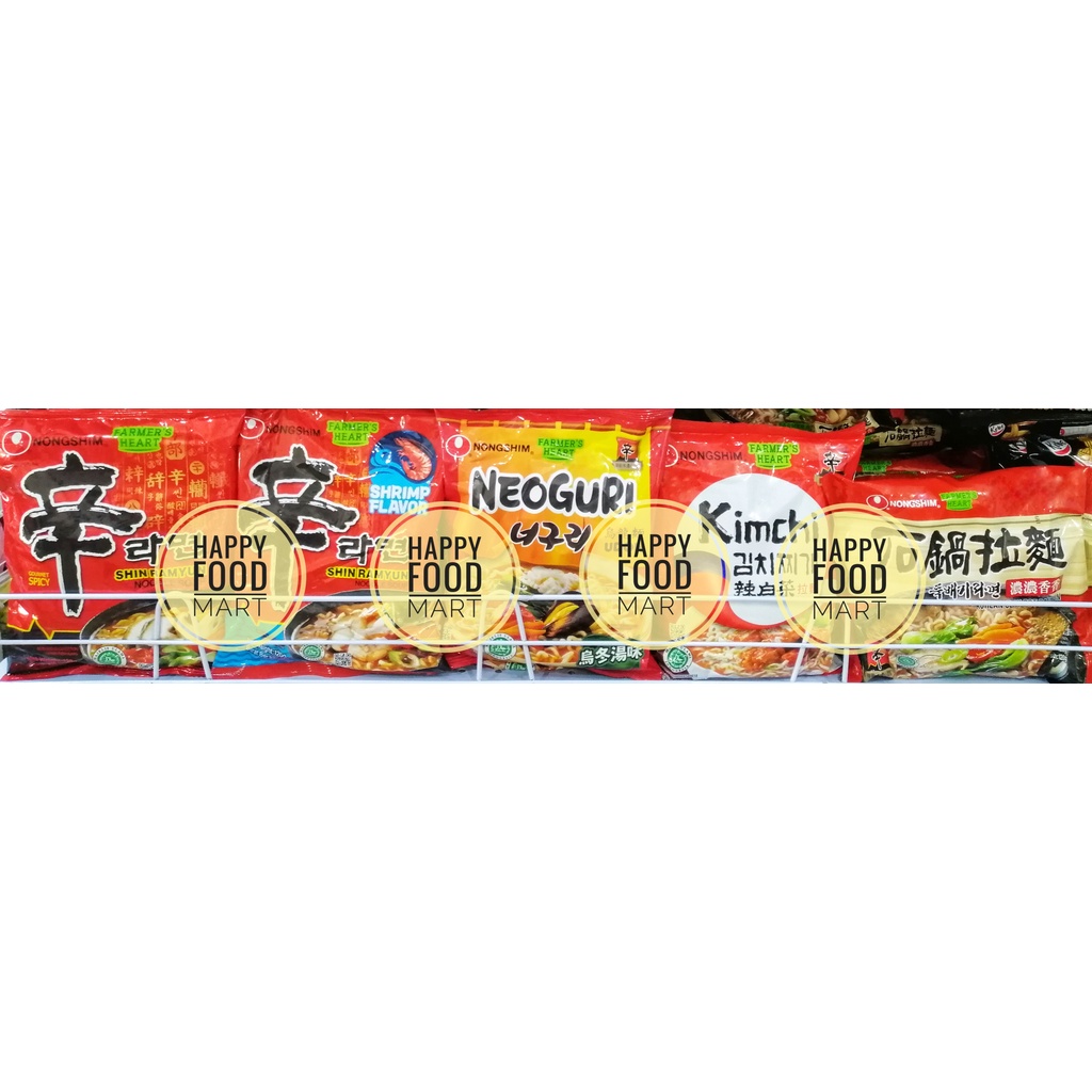 [halal] Nongshim 120g Nong Shim Mie Shin Ramyun Spicy Kimchi Neoguri