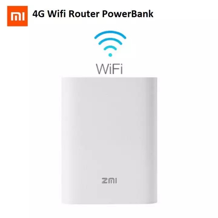 Original Xiaomi Zmi Mf855 3g 4g Lte Mifi Wireless Hotspot Wifi Router 7800mah Power Bank Powerbank White Shopee Singapore