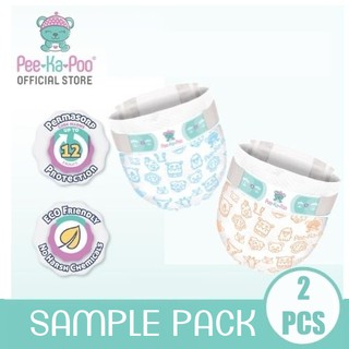 Pee-Ka-Poo Diaper (Sample Pack) Pee-Ka-Poo 2 pcs Diapers (Taped/Pull Up Pants)