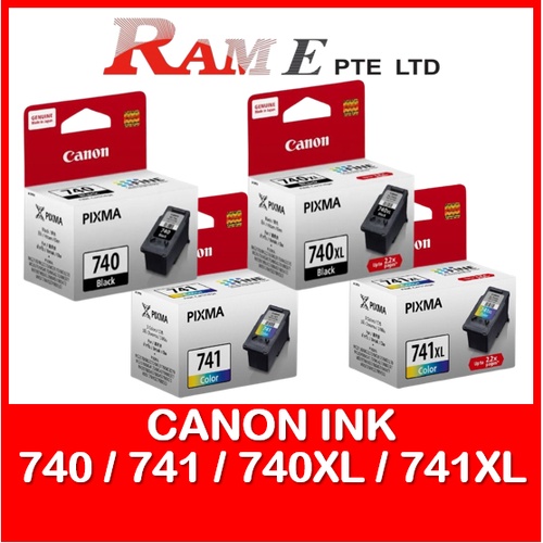 [ORIGINAL] Canon PG-740 740 / PG-740XL 740XL / CL-741 741 / CL-741XL 741XL Ink Cartridge