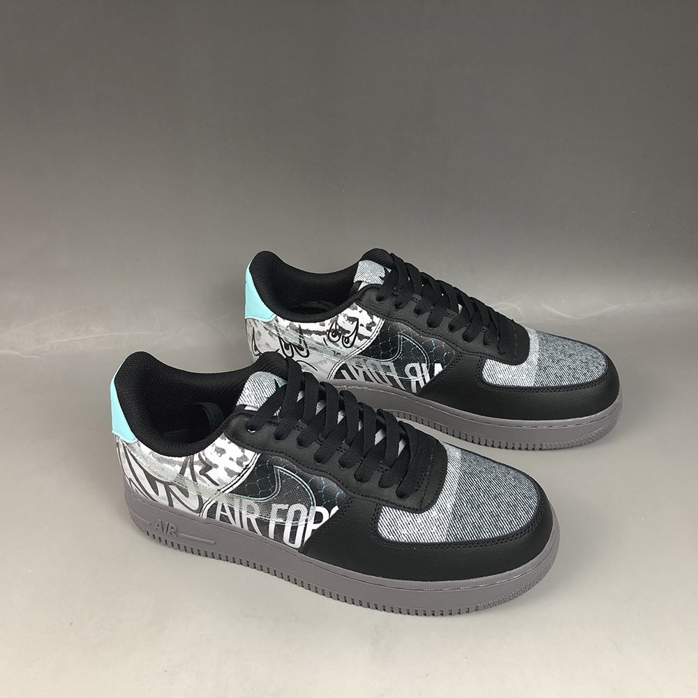 air force 1 low off noir pure platinum