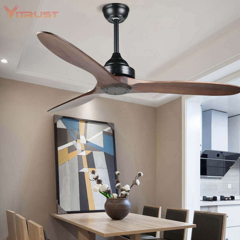 Ceiling Fan With Remote Solid Wood Oil Rubbed Bronze Ceiling Fan For Dining Room
