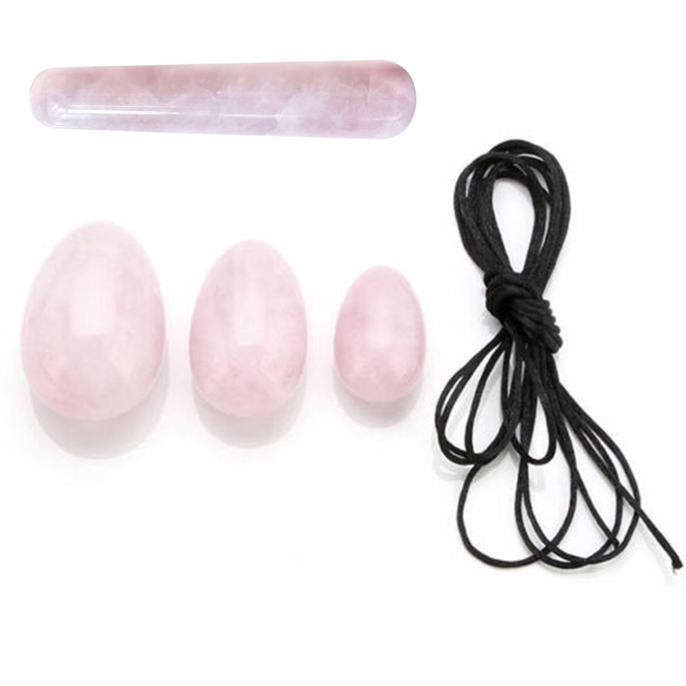 4pcs Set Drilled Eggs Floor Yoni Tool Natural Relax Healing