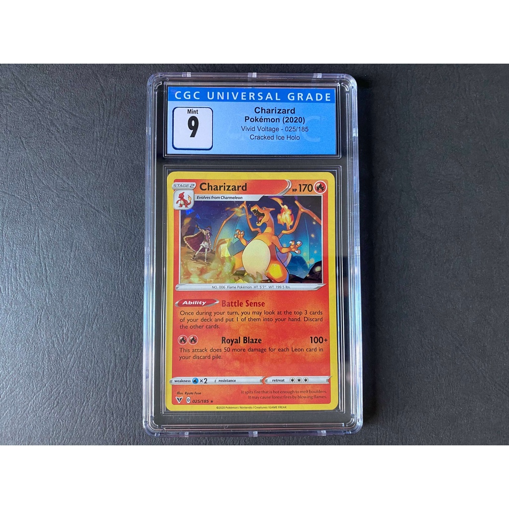 CGC 9 Reverse Holo Vivid Voltage Charizard Pokemon Card