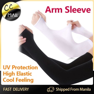 2Pcs Arm Sleeves Ice Silk Sports Sleeve Sun UV Protection Hand Cover Cooling Warmer Running Fishing Cycling Long Finger Sleeves