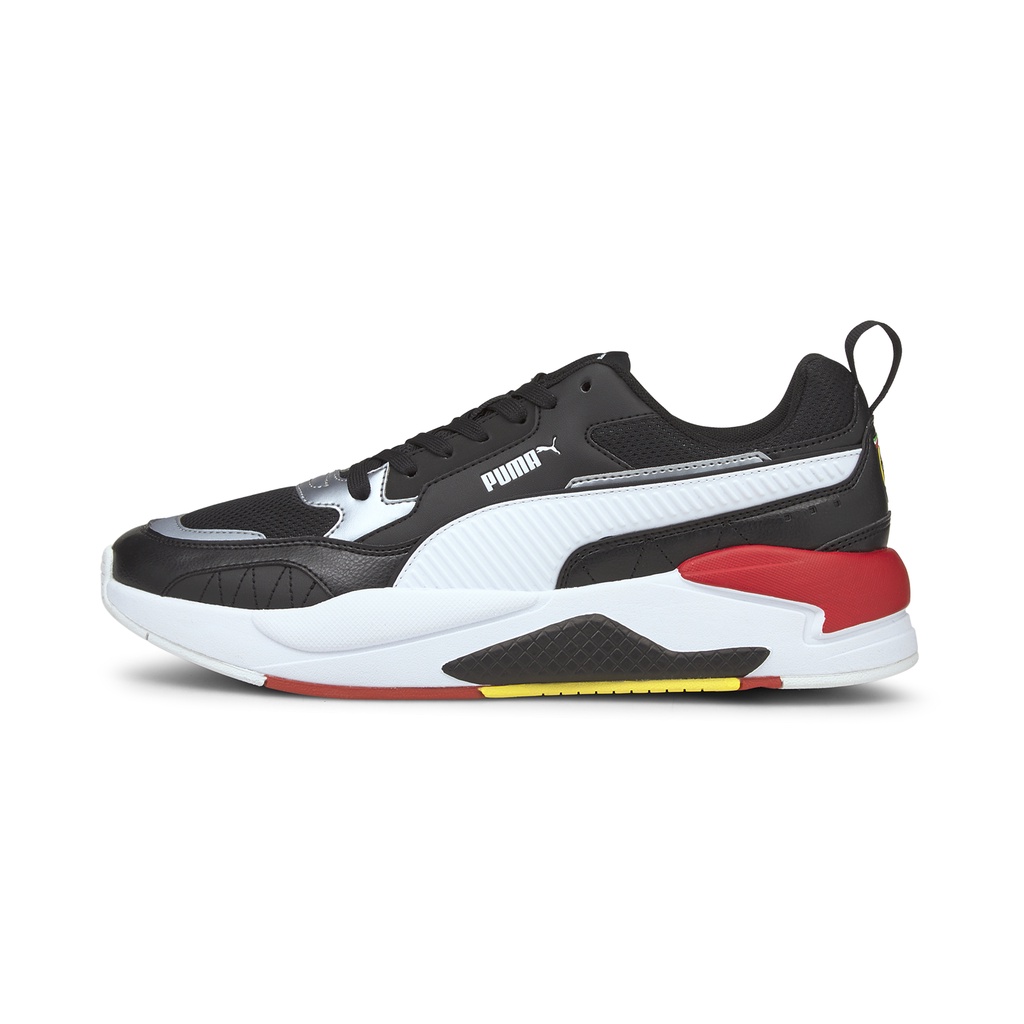 puma black white red