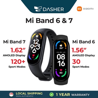 Xiaomi Mi Band 6 / Mi Band 7 Smart Wristband AMOLED Color Screen Watch With Magnetic Charging