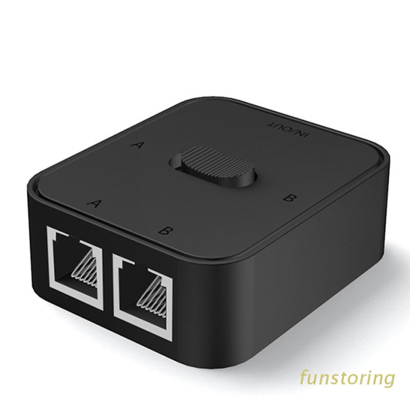 FUN 2 Port Desktop Gigabit Network Switch 10/100 / 1000Mbps Switch Adapter RJ45