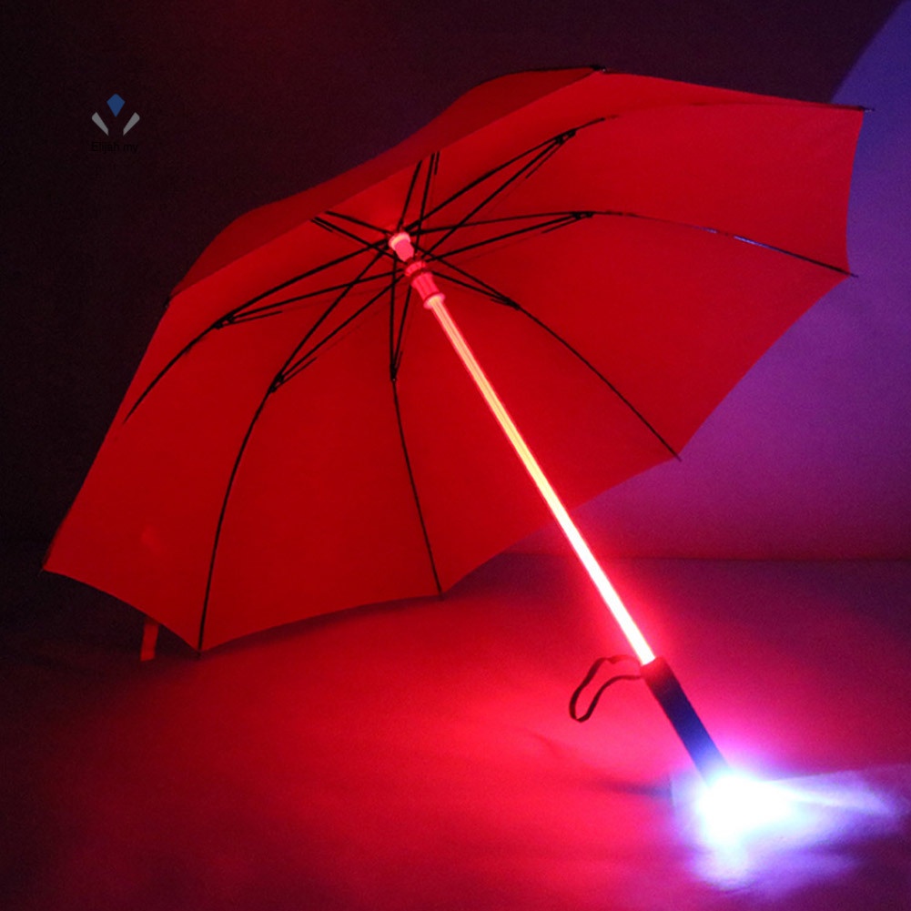 LED Umbrella Lightsaber Light Up Umbrella 7 Color Changing Golf Umbrellas  Windproof | Shopee Singapore