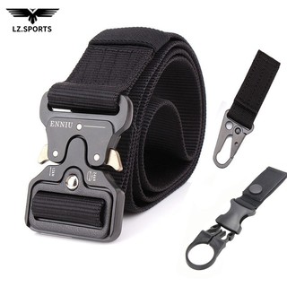 Image of Canvas Quick release Thick Steel CS Cobra tactical belt Men’s Leather Belt head Army fans special forces