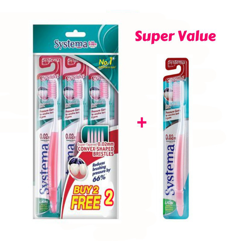 systema sensitive toothbrush