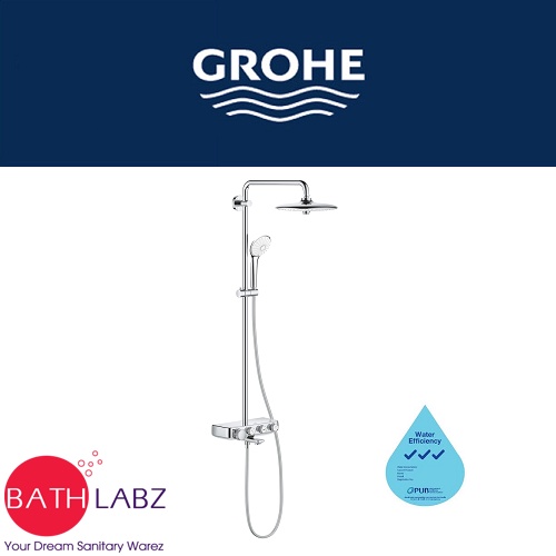 GROHE 26608000 EUPHORIA SMARTCONTROL SYSTEM 260 MONO WALL MOUNT SHOWER