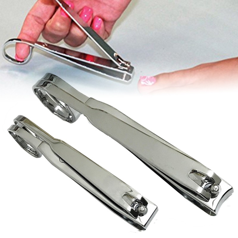 Professional Curve Straight Toe Nail Clipper Fingernails Cutter Scissors |  Shopee Singapore