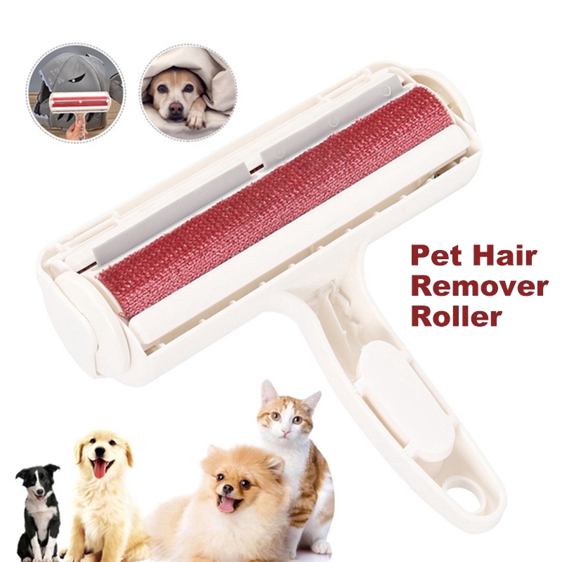 Pet Hair Remover Roller Self Cleaning Dog Cat Hair Fur Removing