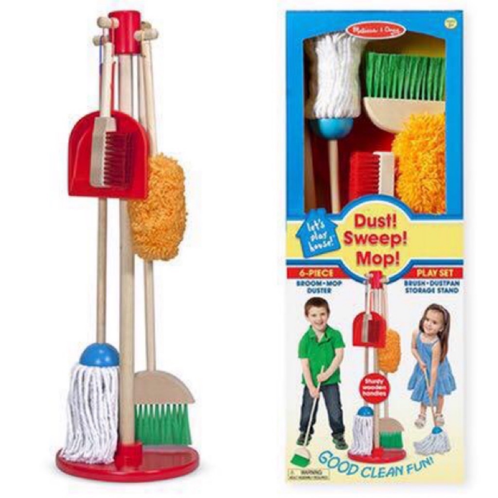 melissa & doug dust sweep mop playset