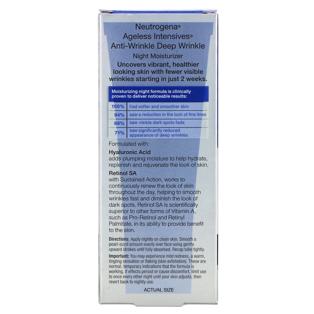 neutrogena anti wrinkle deep wrinkle night moisturizer reviews
