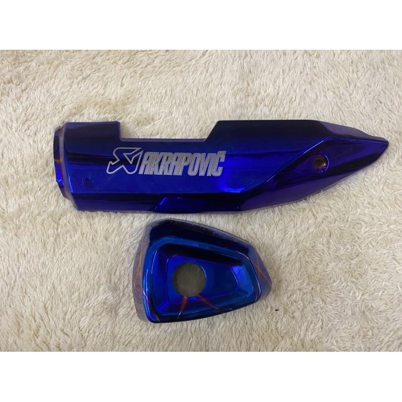 Winner X Exhaust Cover Set Titanium Shopee Singapore