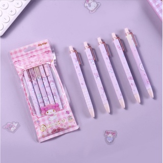 1pc Sanrio Member Series Ballpoint Pen Melody Press Ballpoint Pen Kuromi Gel Pen Exam Gel Pen Stationery Gift #2