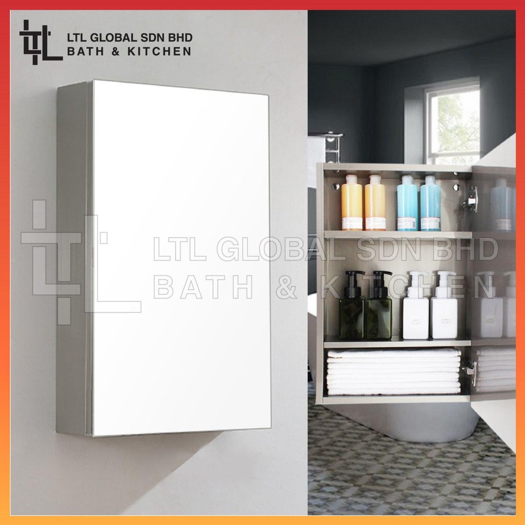 Corro 100 Stainless Steel Bathroom Mirror Cabinet Shopee Singapore Corro 100 Stainless Steel Bathroom Mirror Cabinet Shopee Singapore