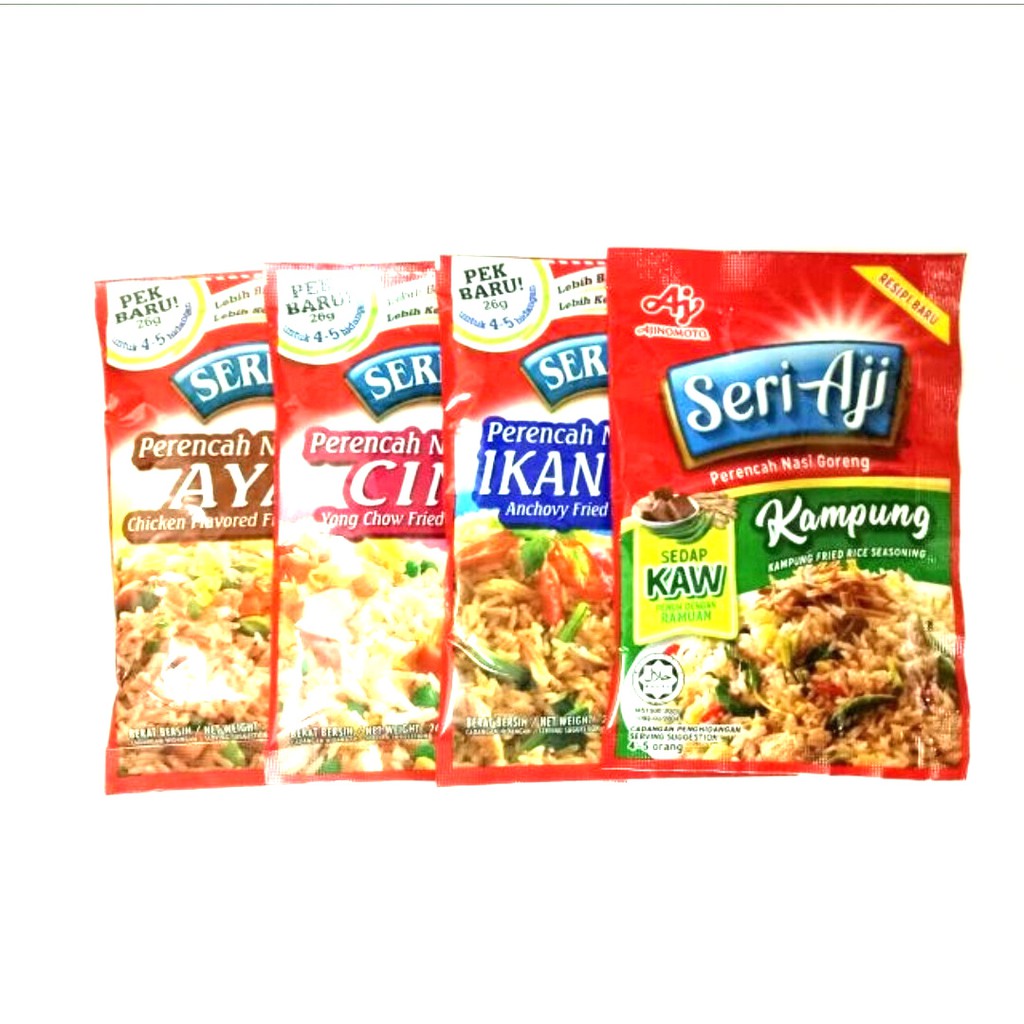 Ajinomoto Series Aji Chicken Fried Rice Chinese Bilis Fish Campung 26g Exp 7 21 Ajinomoto Strucah Fried Rice Shopee Singapore