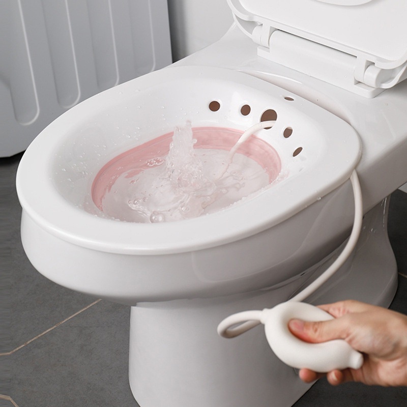 Collapsable Sitz bath bowl with flusher Sitz bath basin Sitz Bath tub ...