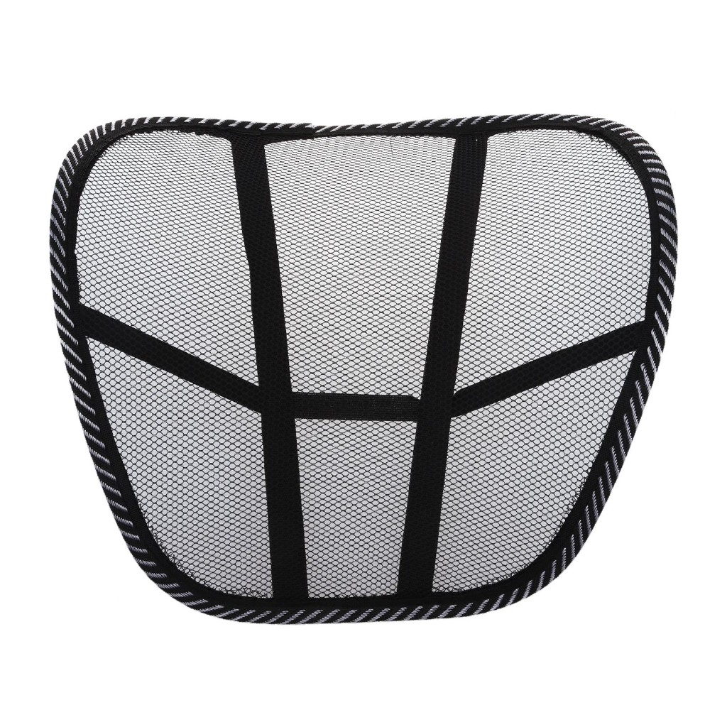 Waist Pillow Posture Corrector Chair Lumbar Cushion Mesh Back Brace Support Ventilate Cushion Pad Car Seat Office Home